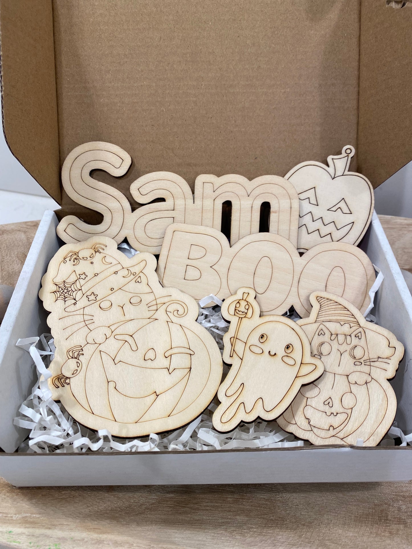 Halloween BOO DIY Paint Box Set