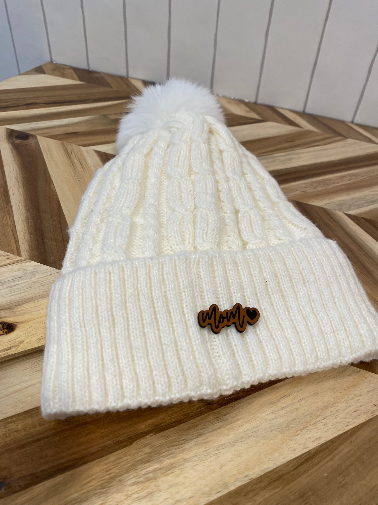 Mom With Small Heart Hat