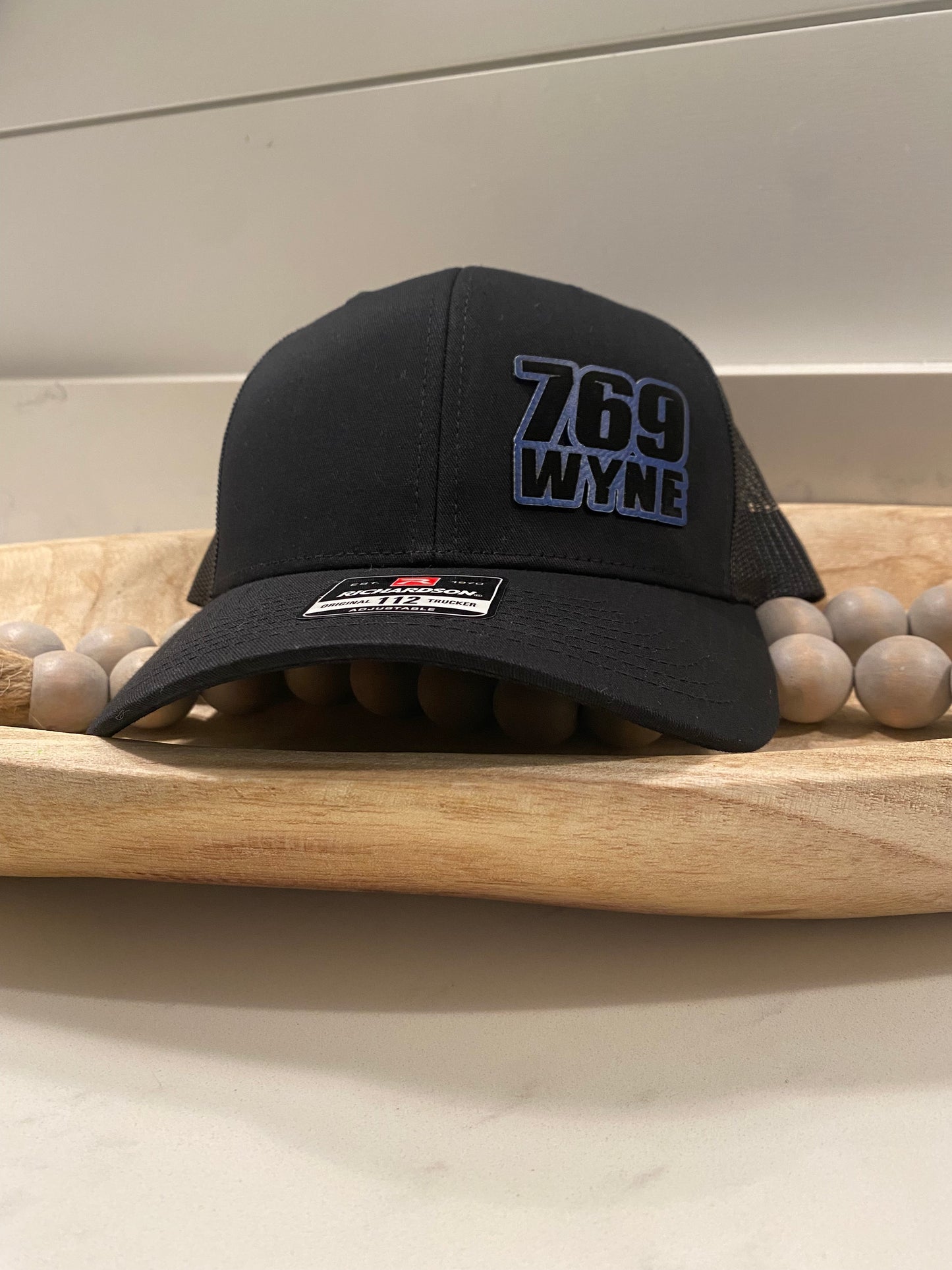 Custom Classic Motocross Race Number and Name Hat