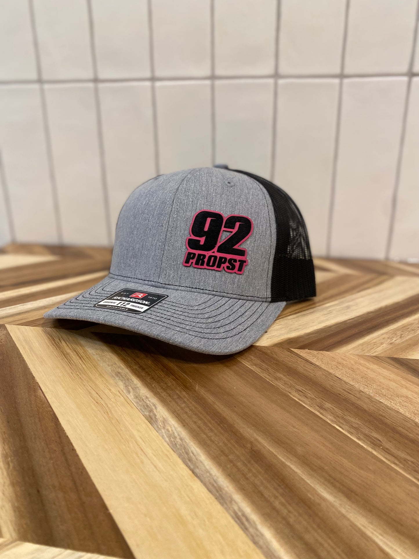 Custom Classic Motocross Race Number and Name Hat