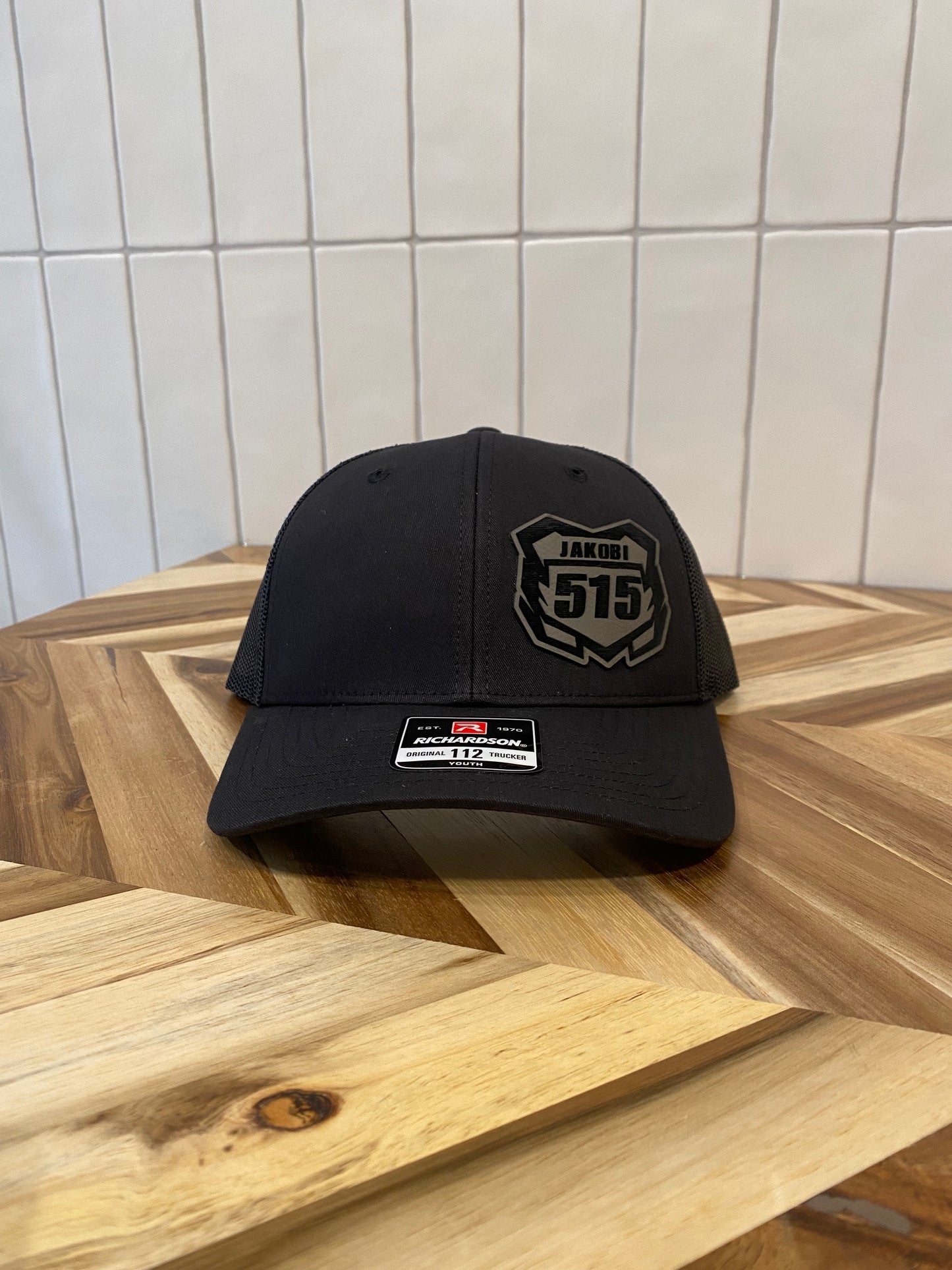 Youth Custom Rider NAMEPLATE Number and Name Hat