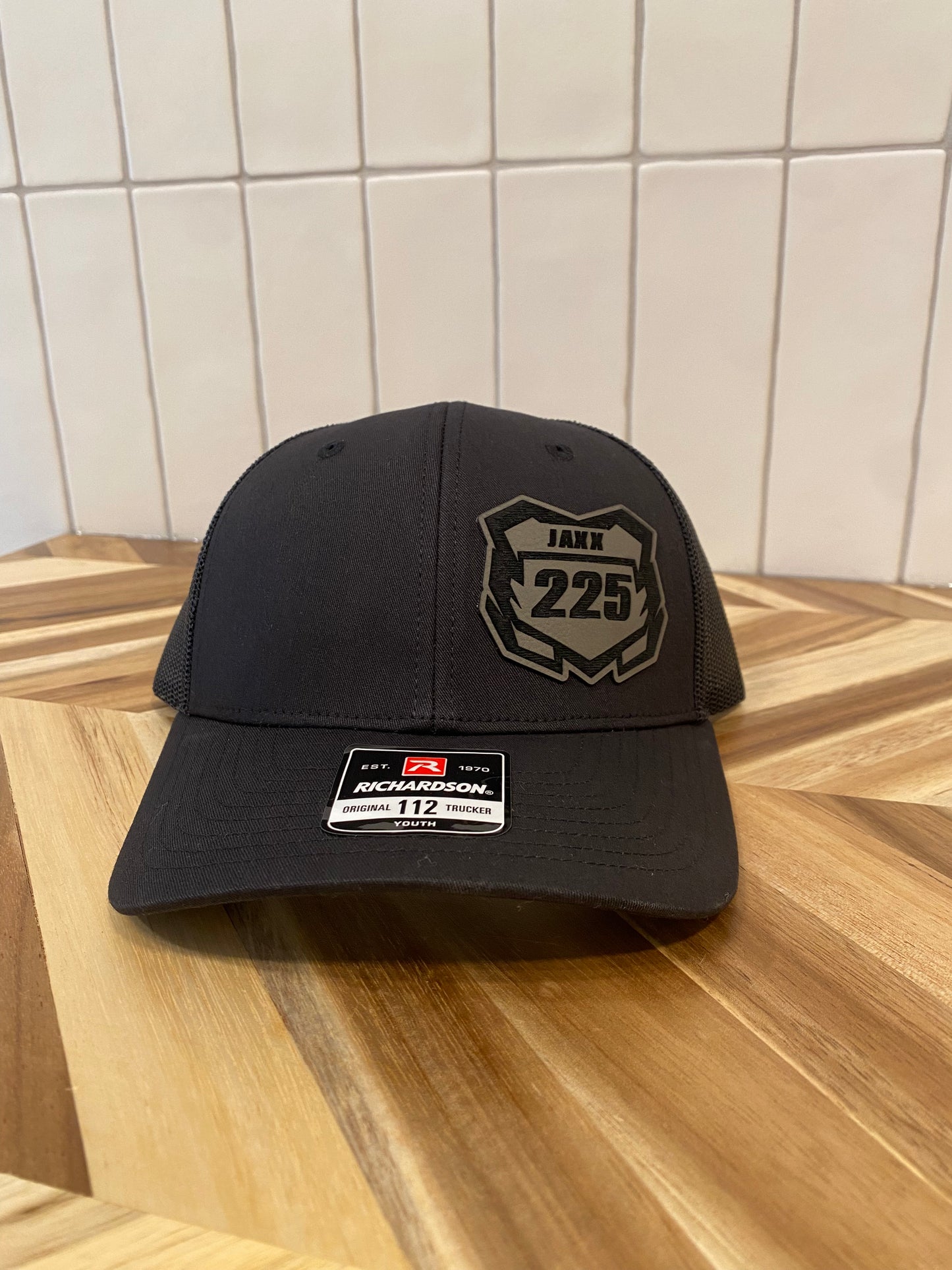 Youth Custom Rider NAMEPLATE Number and Name Hat