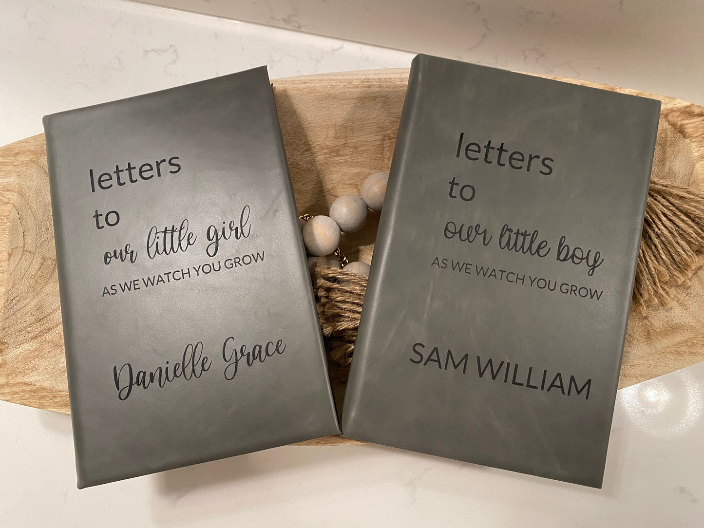 Custom Engraved "Our Little Boy/Girl" Notebook Journal