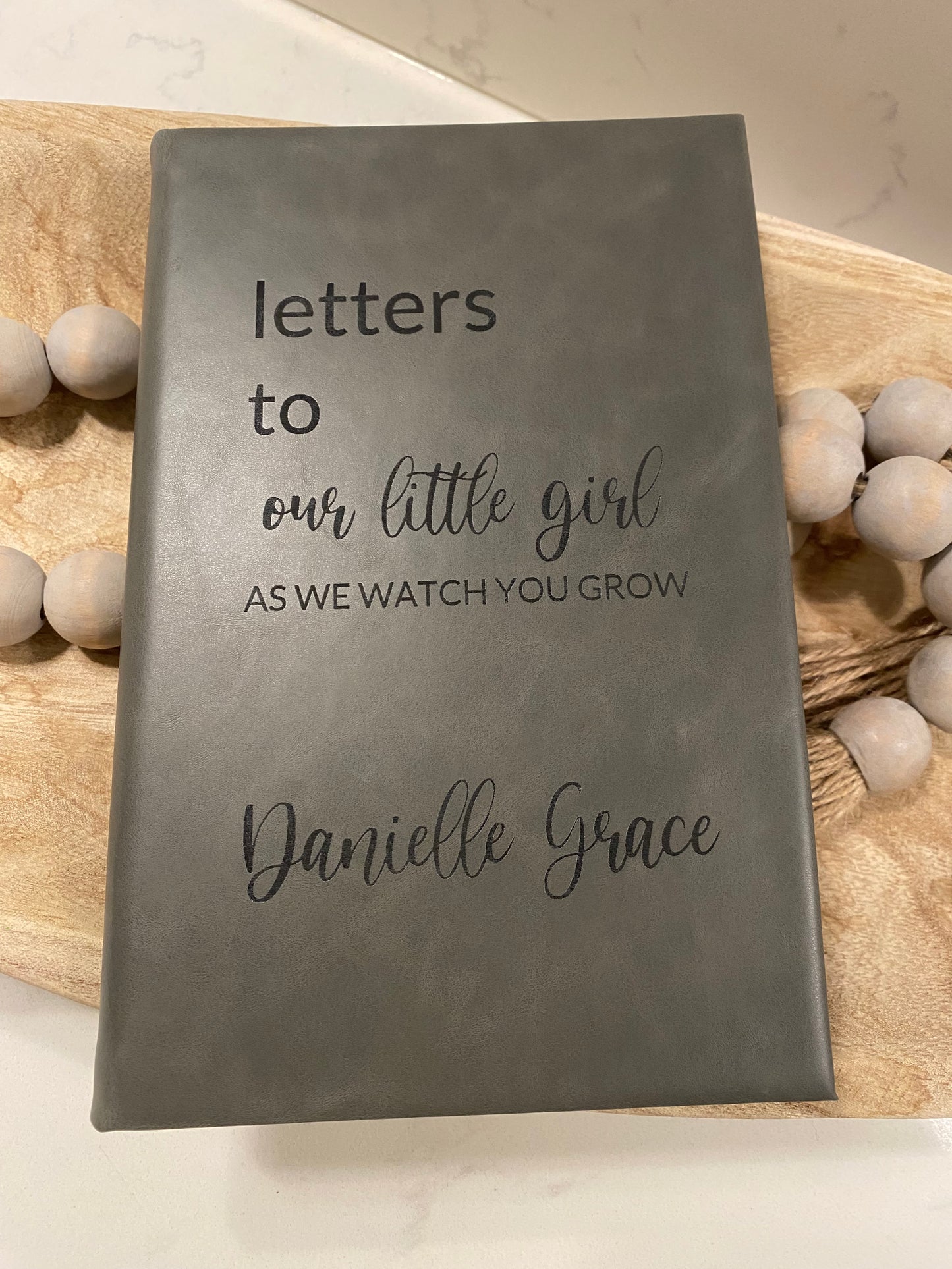 Custom Engraved "Our Little Boy/Girl" Notebook Journal