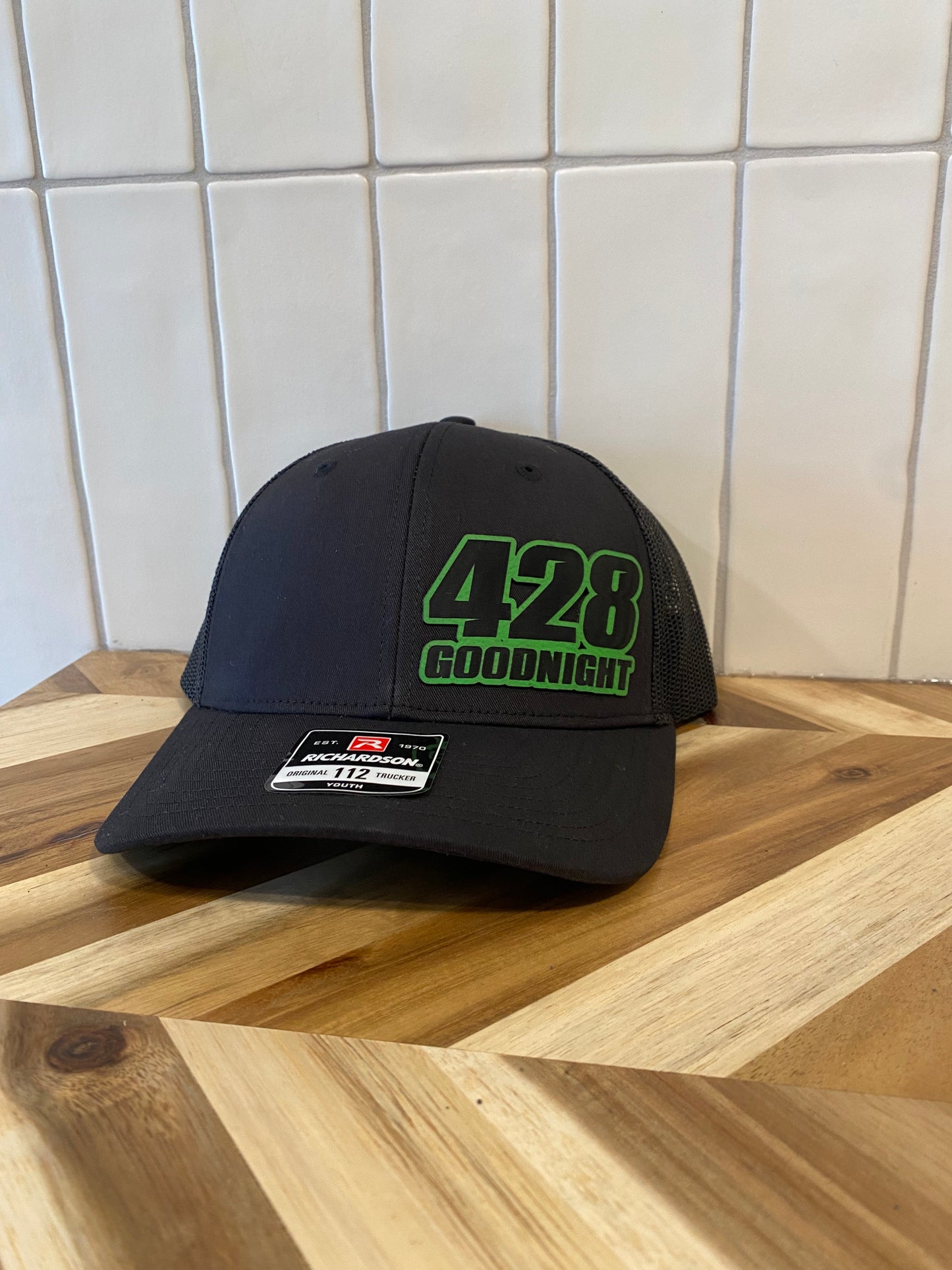 Custom Classic Motocross Race Number and Name Hat
