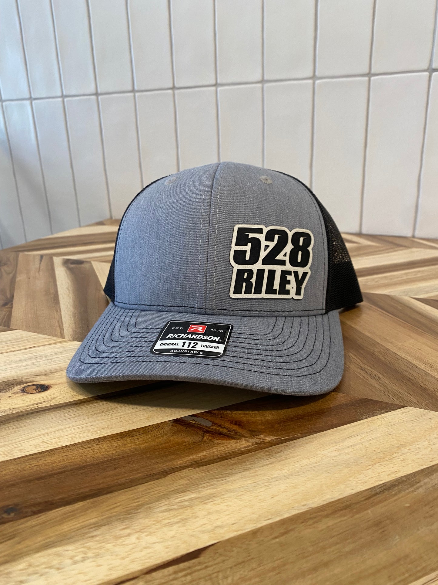 Custom Classic Motocross Race Number and Name Hat