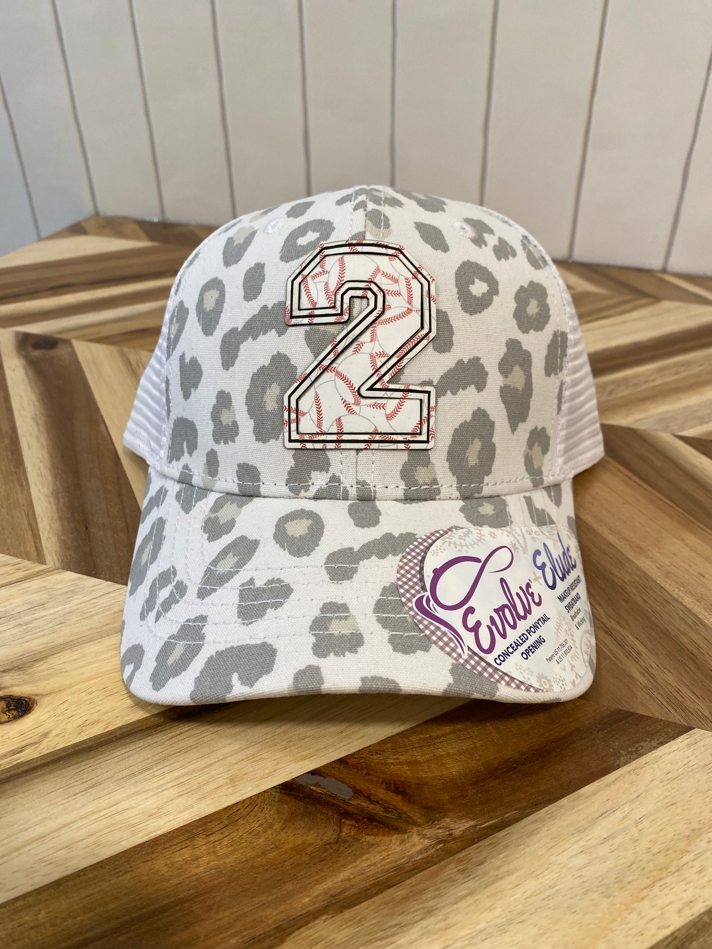 Custom BASEBALL Printed Leather w/NUMBER
