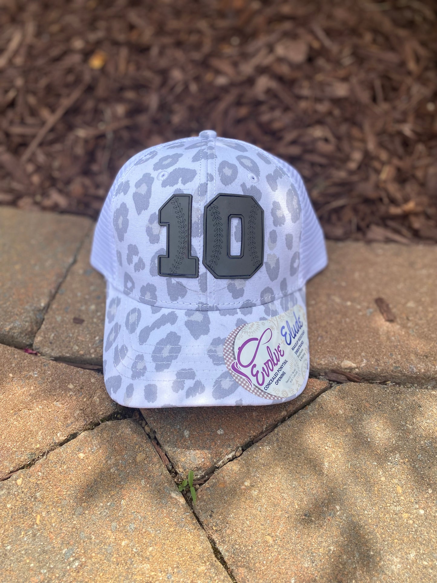 Custom Large Baseball/Softball Engraved Number Hat