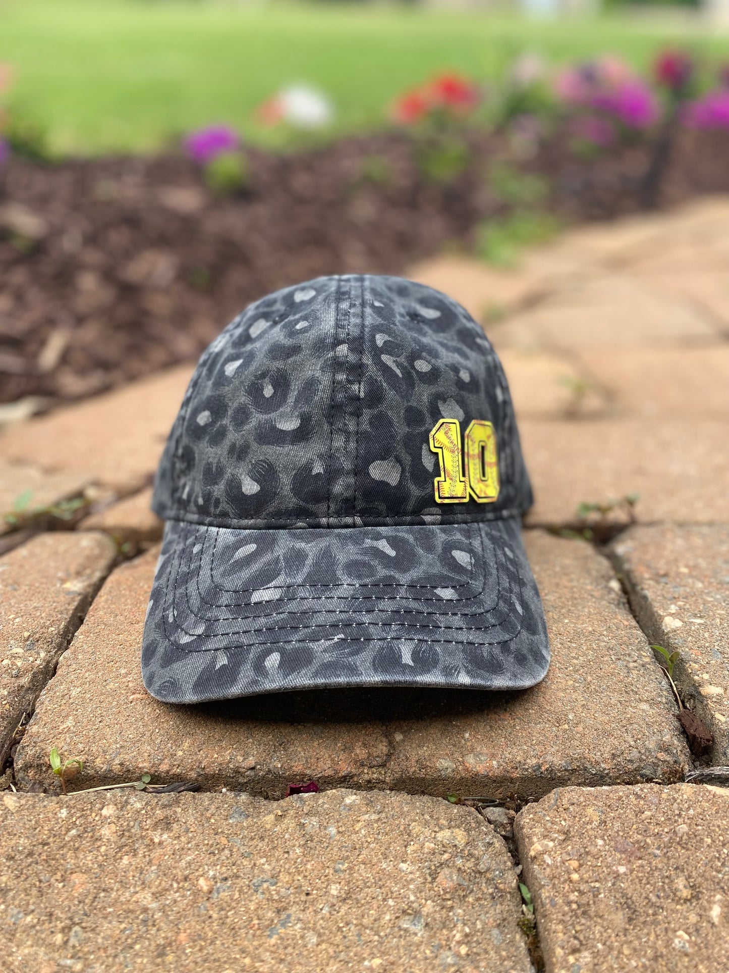 Custom Small Baseball/Softball Engraved Number Hat