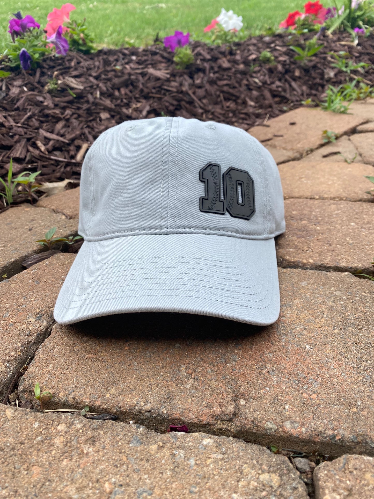Custom Small Baseball/Softball Engraved Number Hat