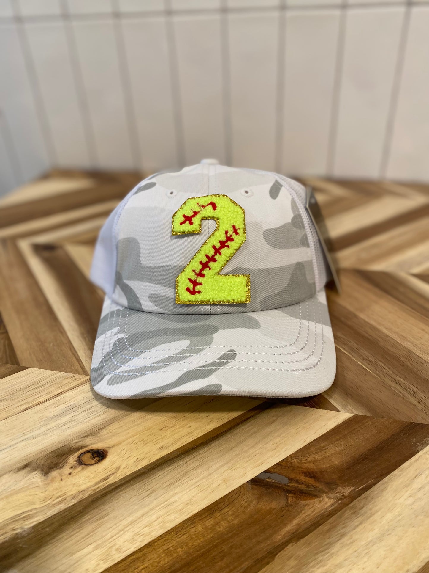 CC Beanie White Camo Trucker Snapback Hat