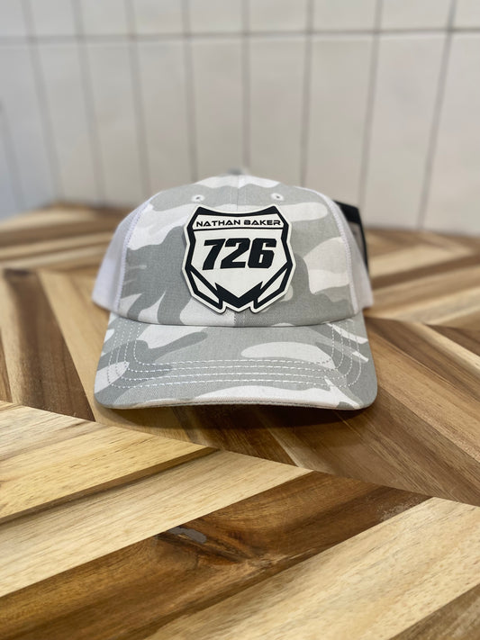 CC Beanie White Camo Trucker Snapback Hat