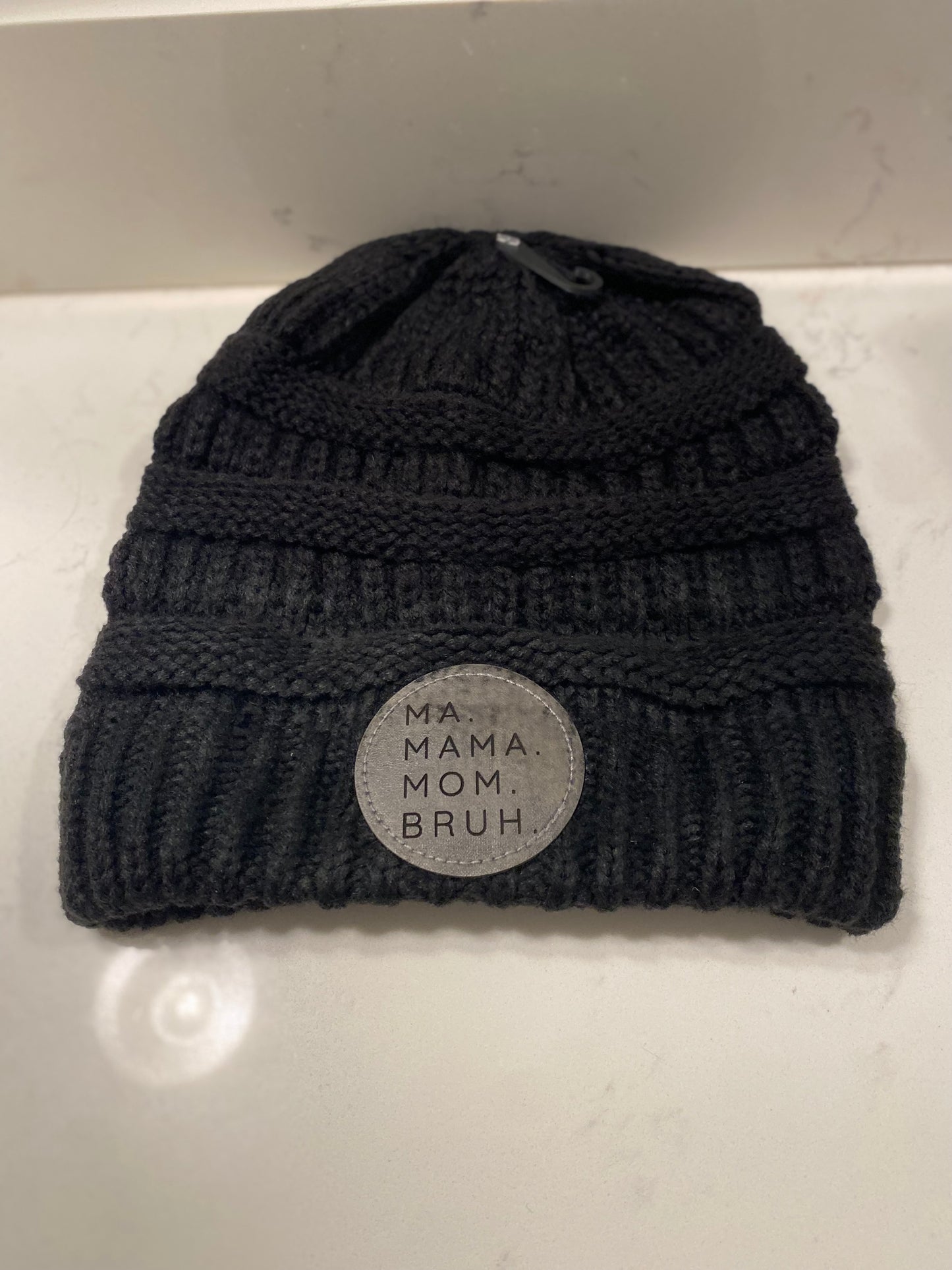 Ma Mama Mom Bruh Winter Beanie