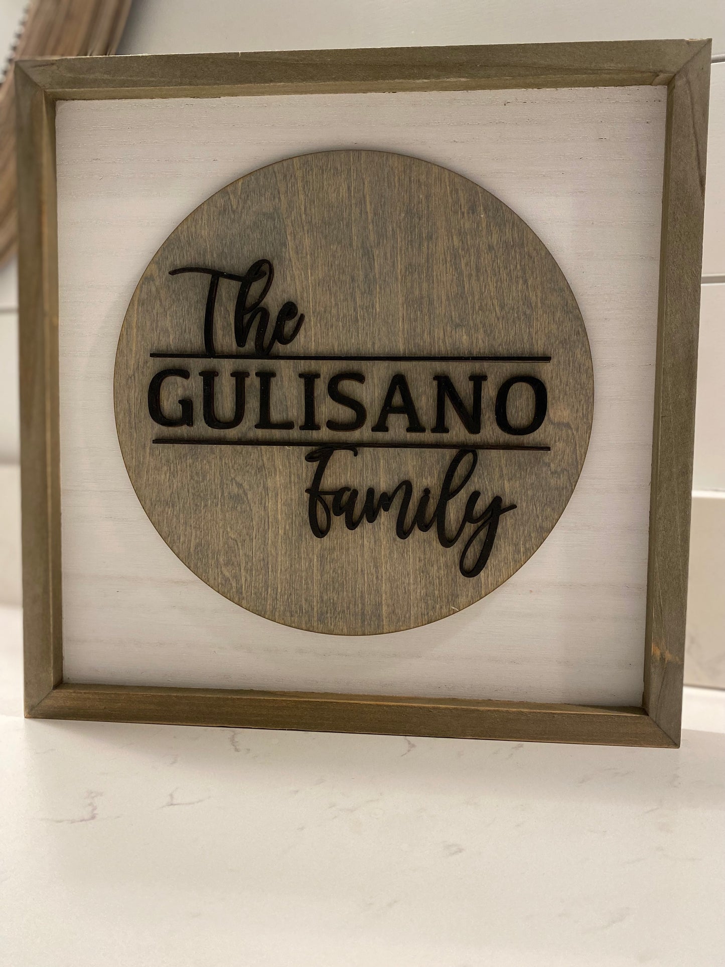 Customized Family Sign