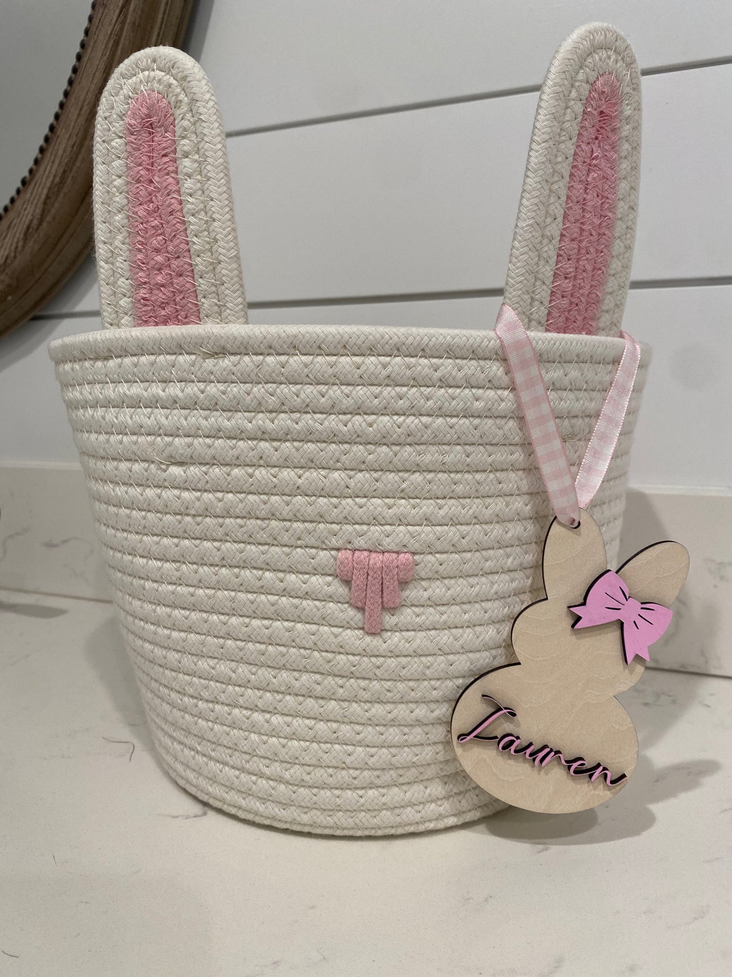 Easter Basket w/Custom Tag