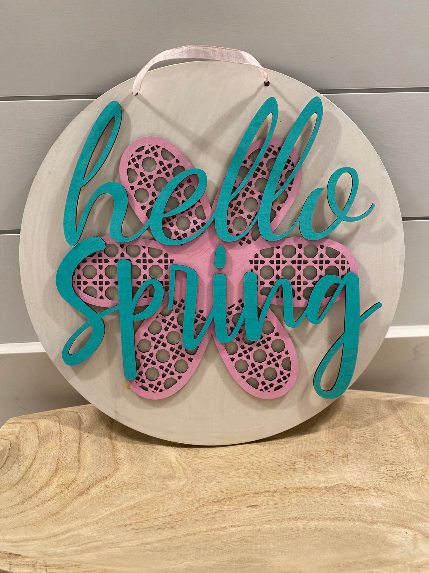Hello Spring Door Hangar