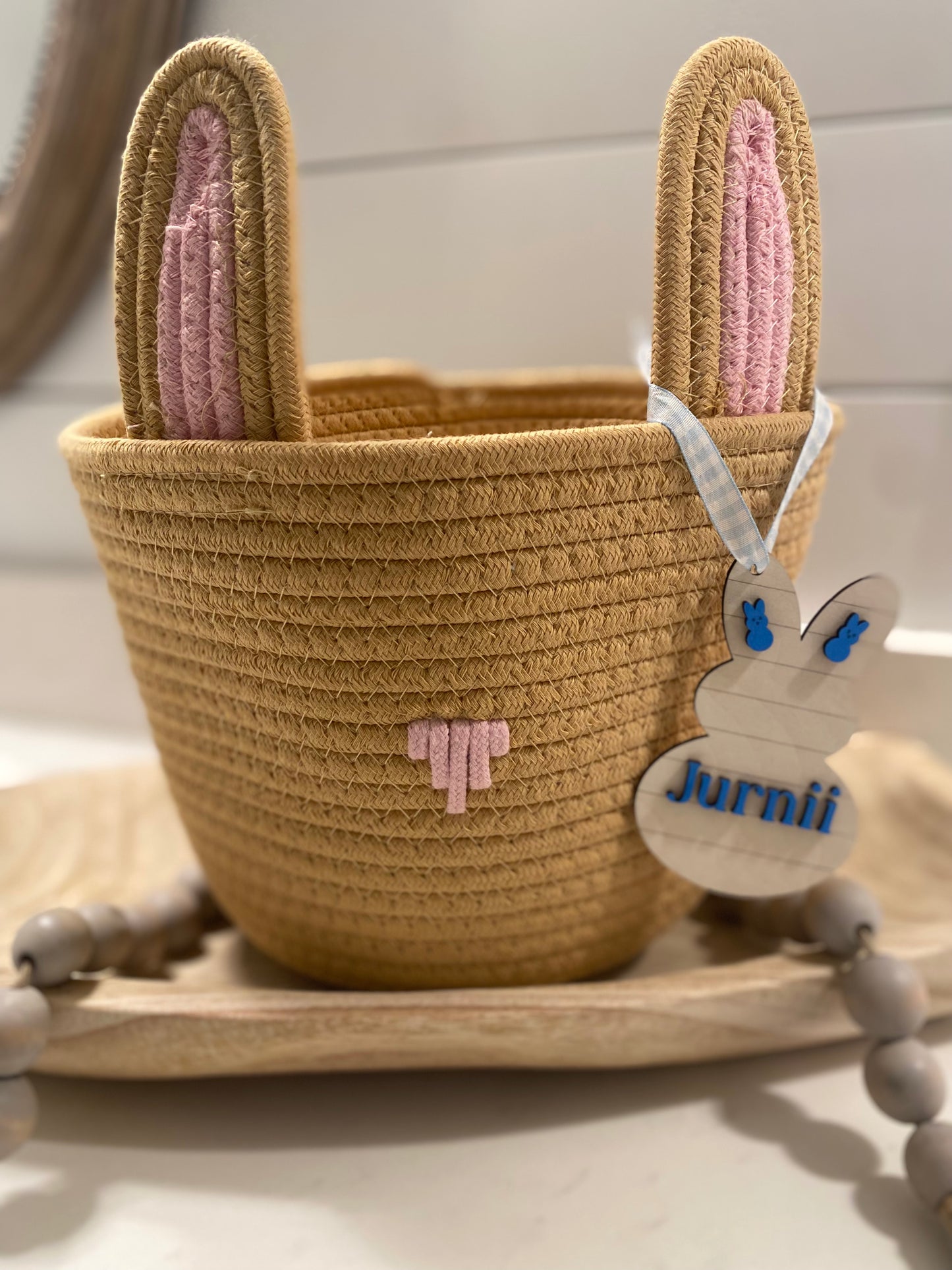 Easter Basket w/Custom Tag