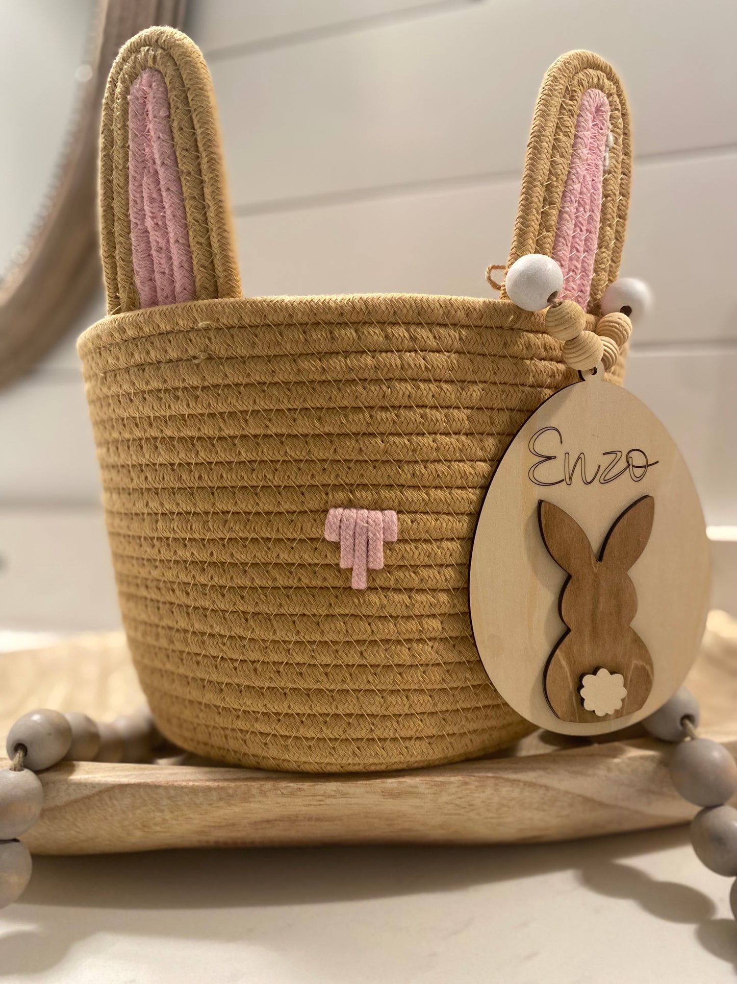 Easter Basket w/Custom Tag