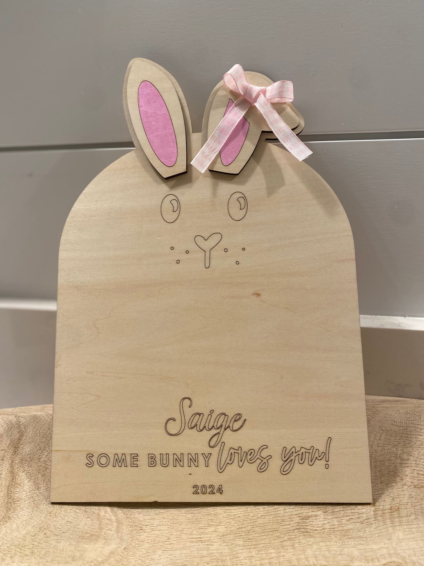 Handprint/Footprint Bunny Keepsake
