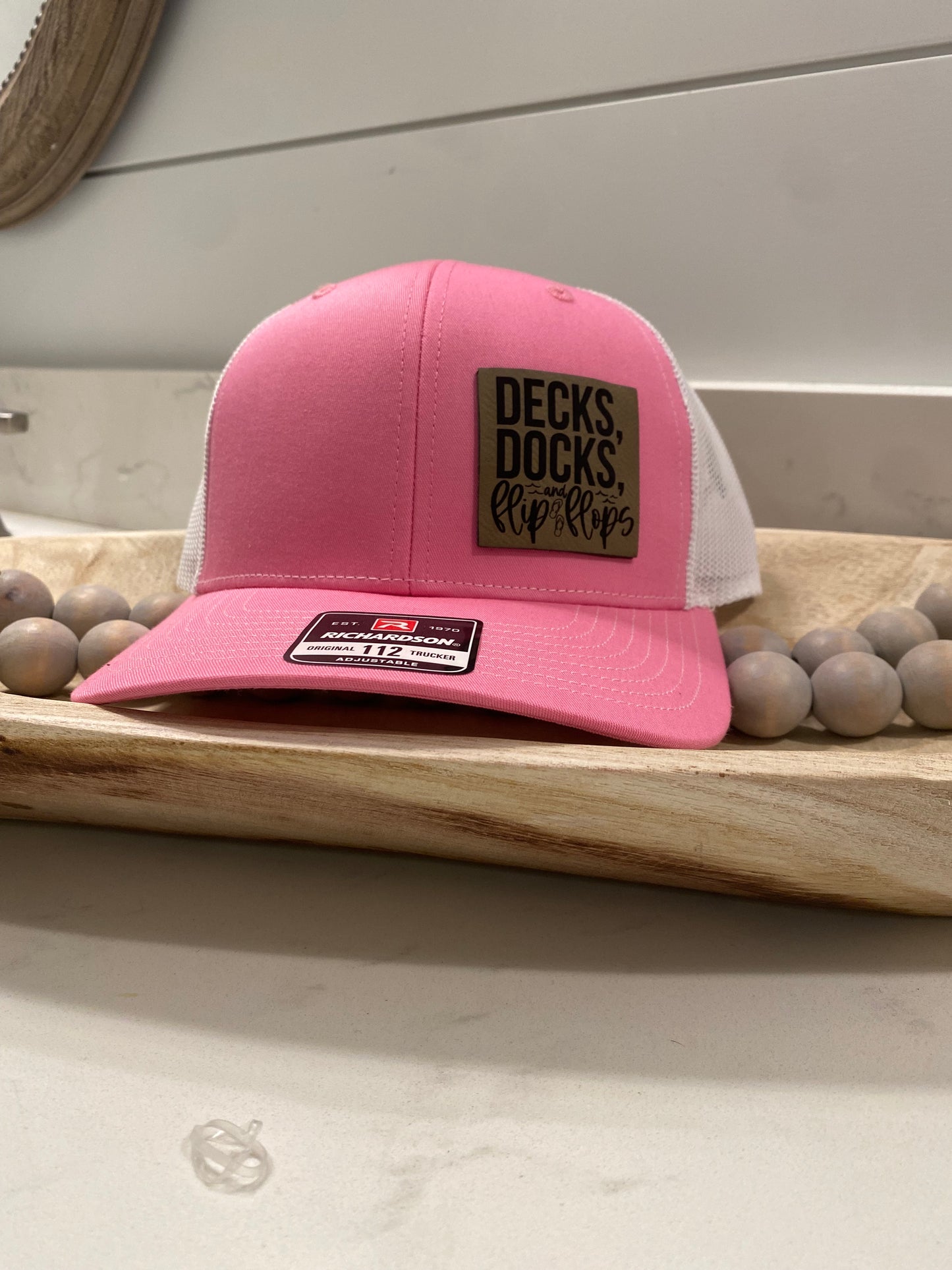 Decks, Docks and Flip Flops Hat