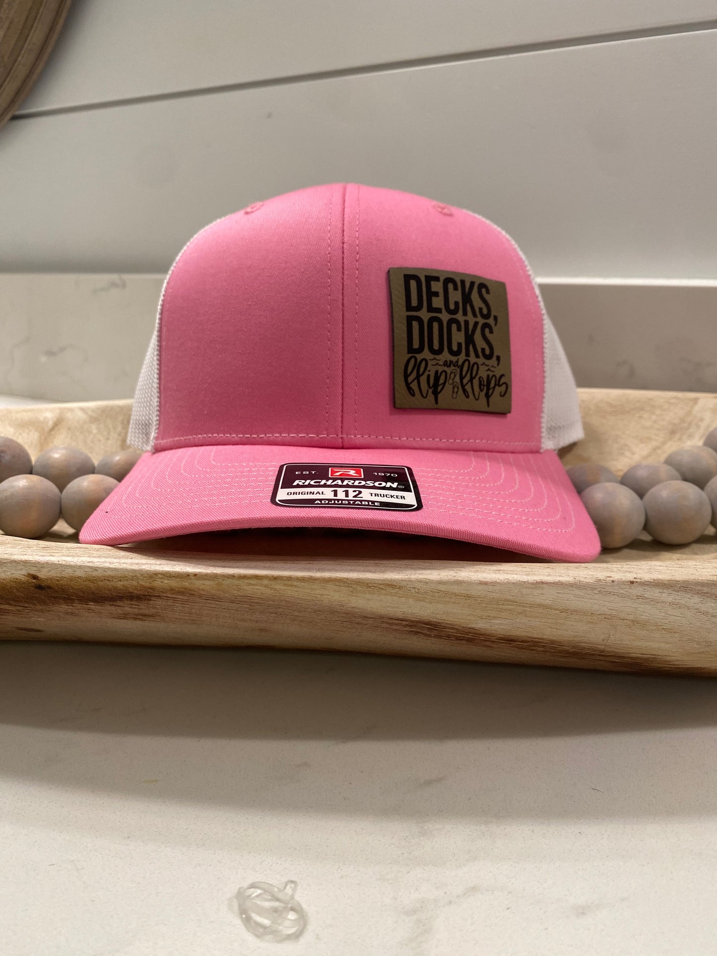 Decks, Docks and Flip Flops Hat