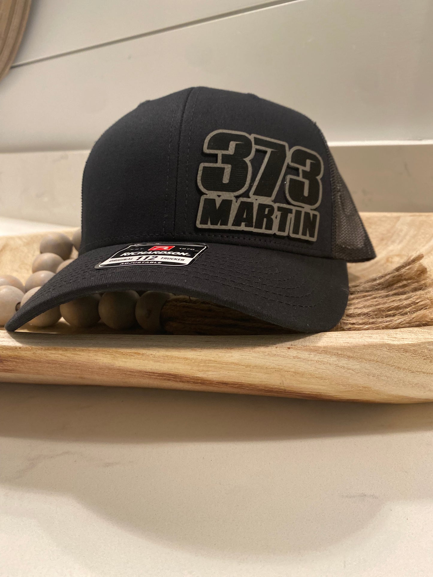 Custom Classic Motocross Race Number and Name Hat