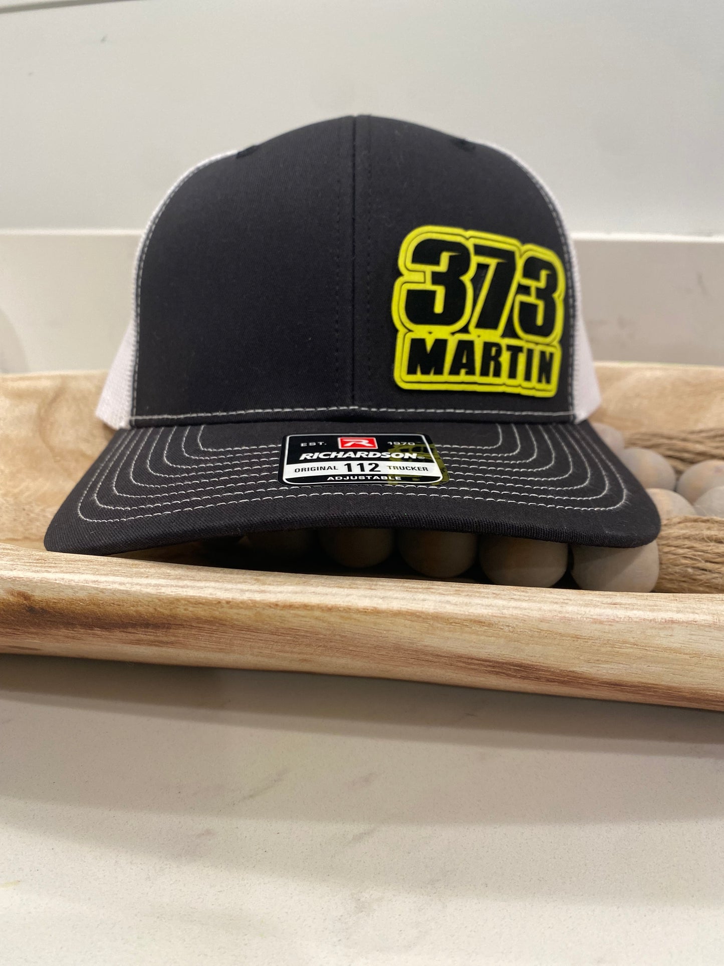 Custom Classic Motocross Race Number and Name Hat