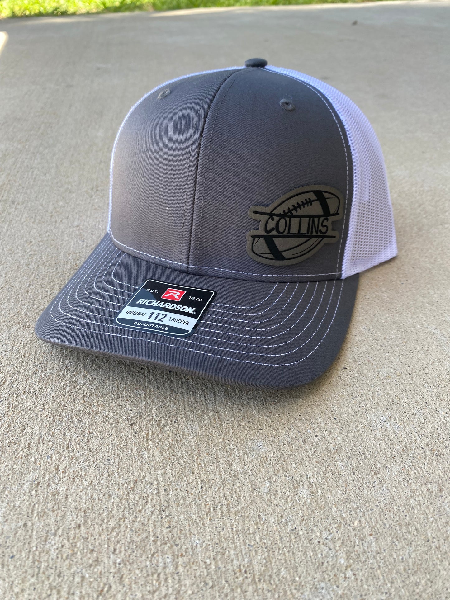 Custom Hat with Football Design & Name