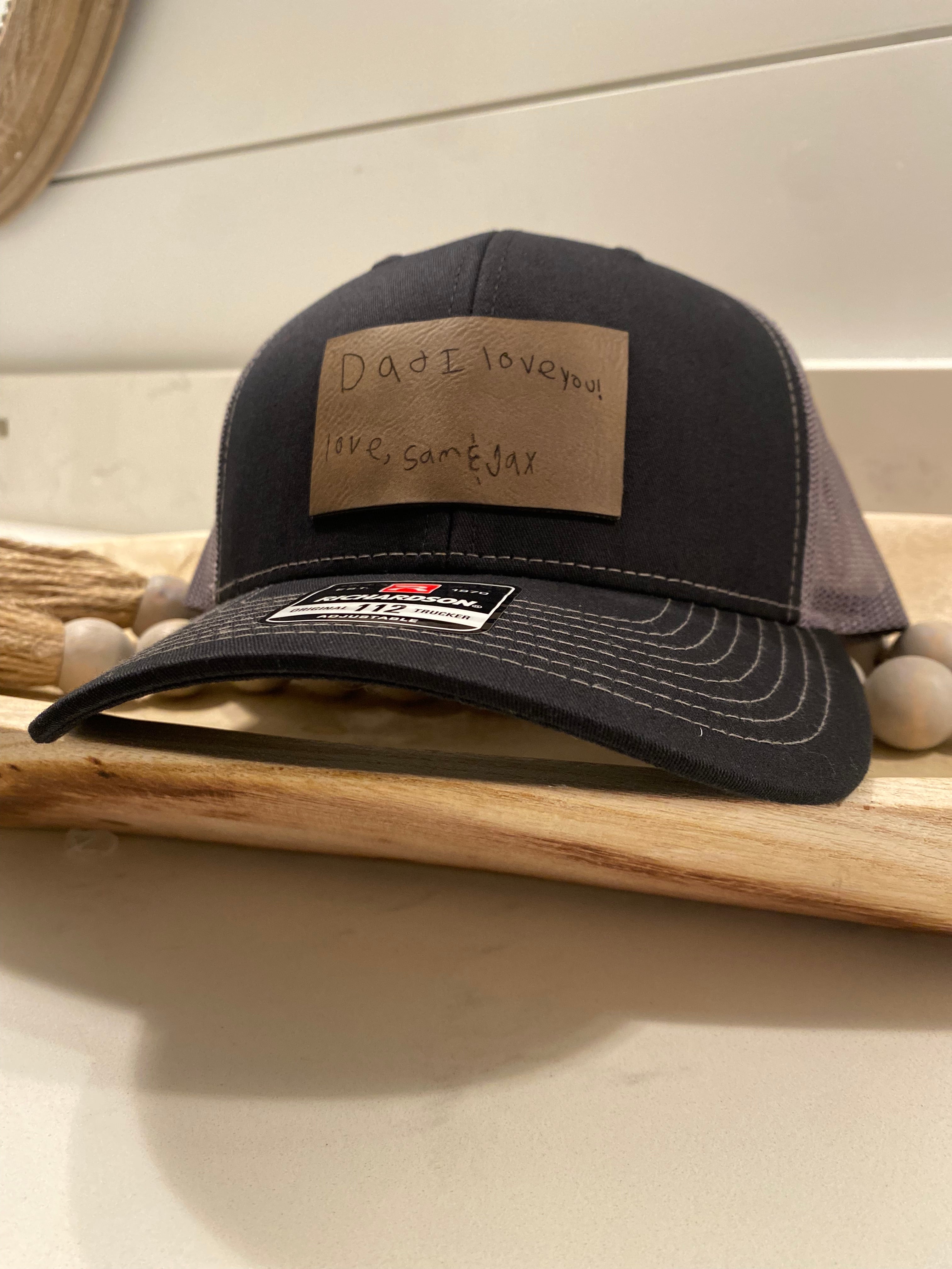 Turn any note or handwritten keepsake into a hat for someone special