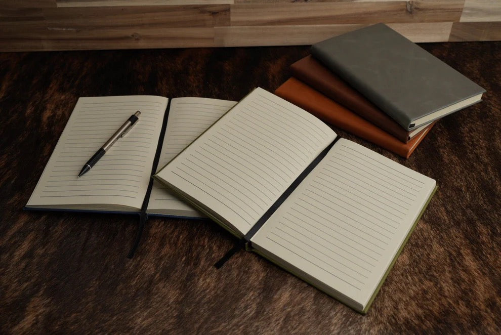 Custom Engraved Notebook Journals: Heritage Collection Premium Leatherette™