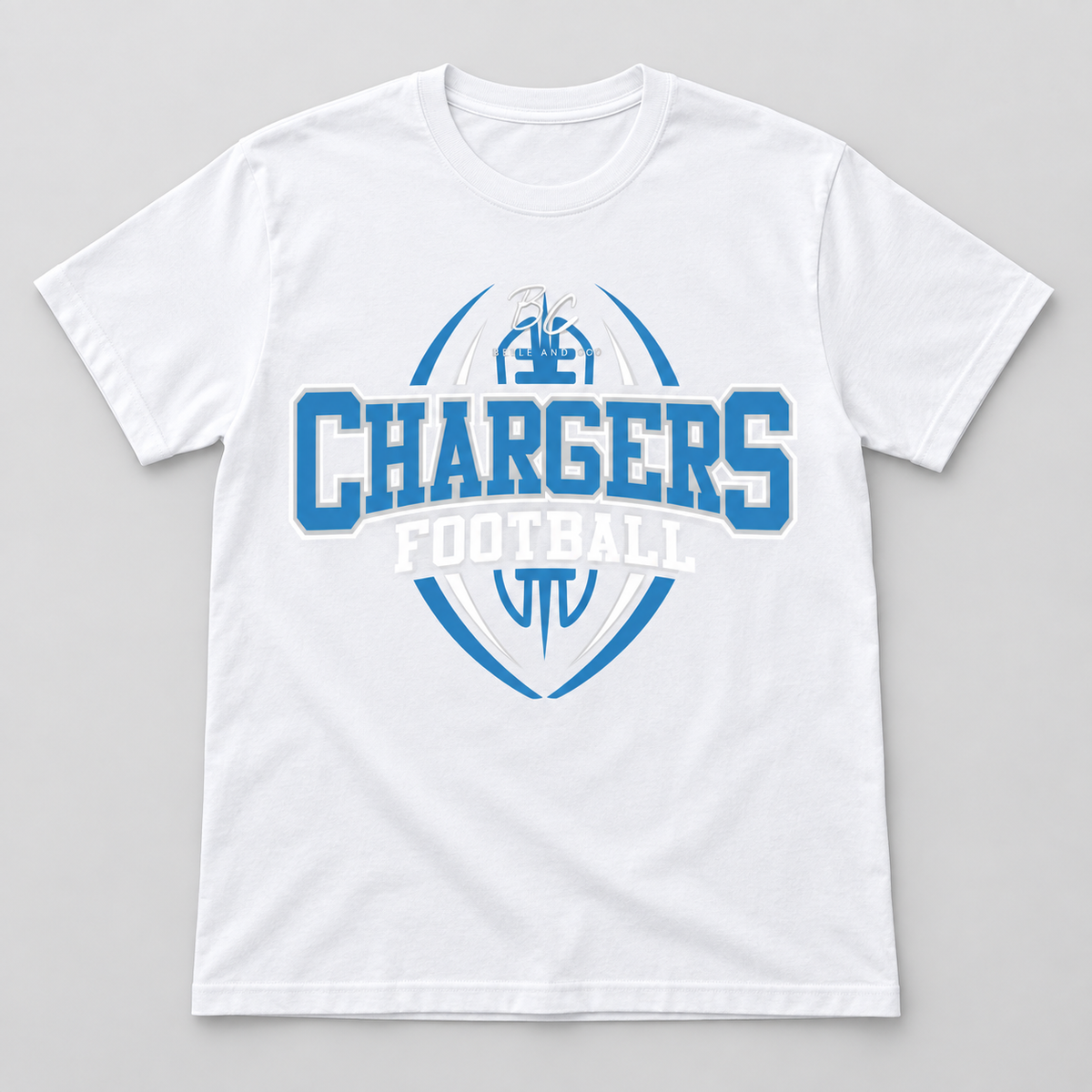 Adult Comfort Colors Lincoln County Chargers Ringspun TShirt