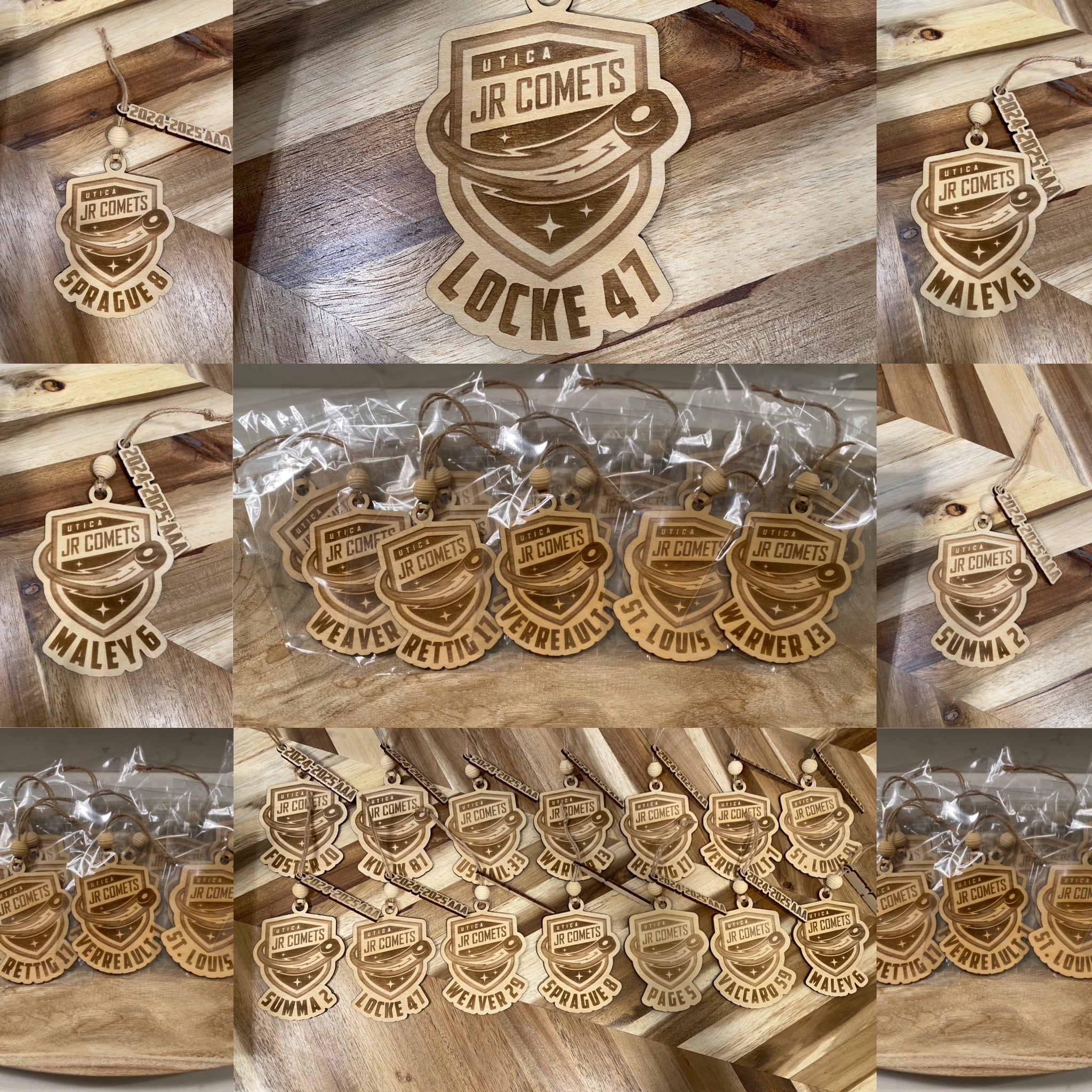 Custom Team Ornaments for any Sport