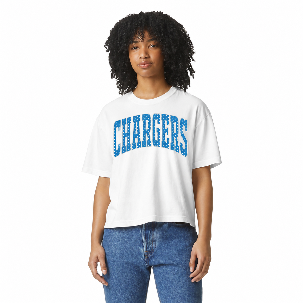 Comfort Colors Lincoln County Chargers Boxy T Shirt
