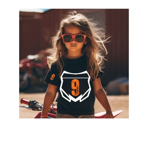 Distressed Custom Nameplate Motocross Pullover Hoodie