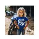 Custom Distressed Motocross Pullover Hoodie