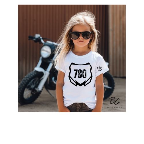 Distressed Custom Nameplate Motocross Pullover Hoodie