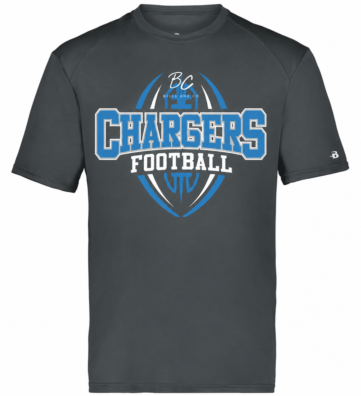 Lincoln County Chargers  B-Core Short Sleeve Tee