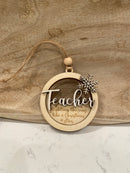 Merry Christmas Teacher Ornament