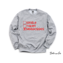Custom MX Single, Taken, Motocross Crewneck Sweatshirt
