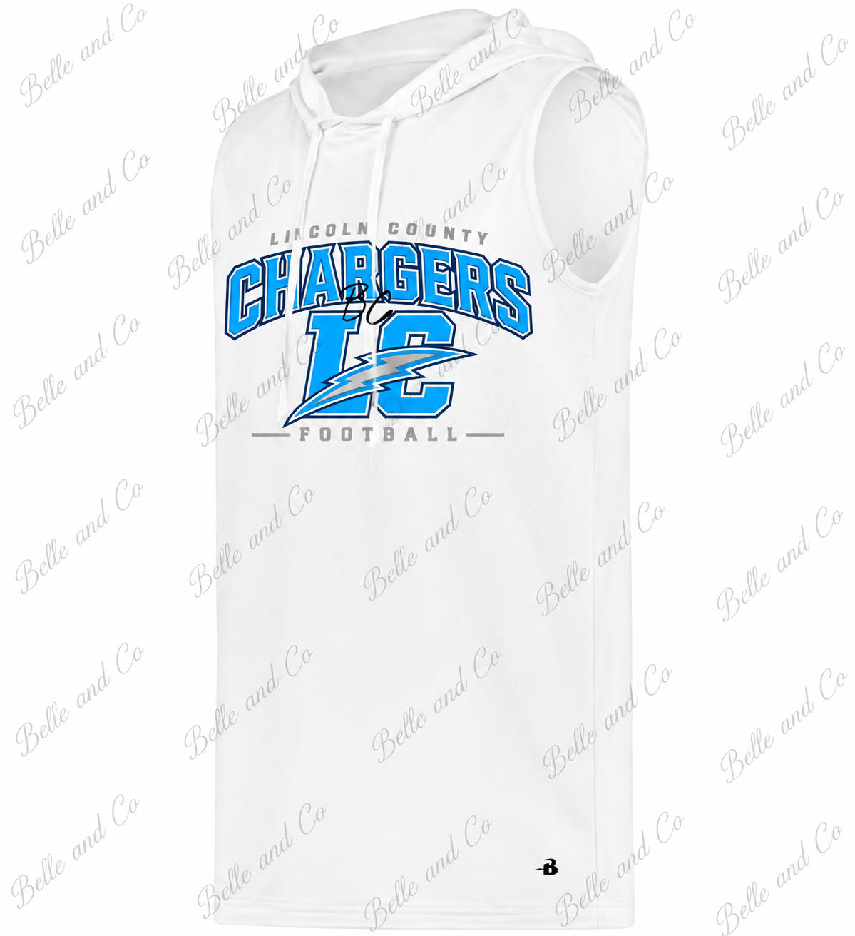 B-Core Lincoln County Chargers Sleeveless Hoodie