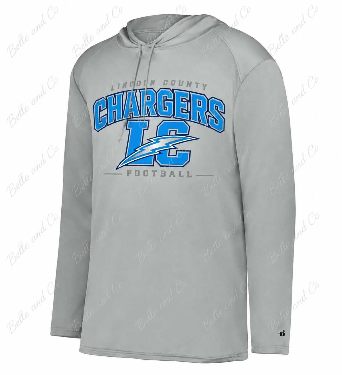 Lincoln County Chargers B-Core Long Sleeve Hoodie