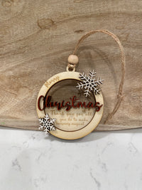 Merry Christmas Teacher Ornament