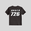 Custom Nameplate with Name and Number on Back Pullover Hoodie