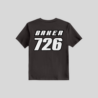 Custom Nameplate with Name and Number on Back Pullover Hoodie