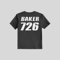 Custom Motocross Name & Number Tee