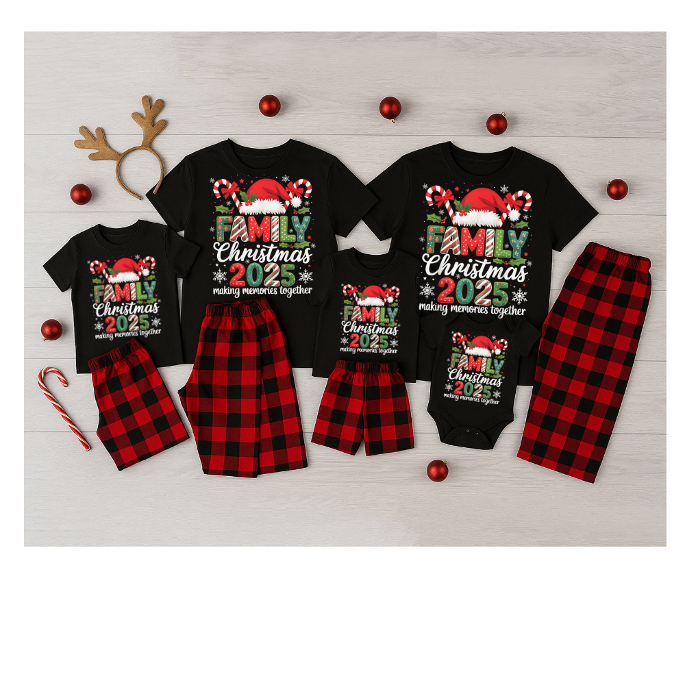 FAMILY CHRISTMAS APPAREL BUNDLES 18 Designs Available