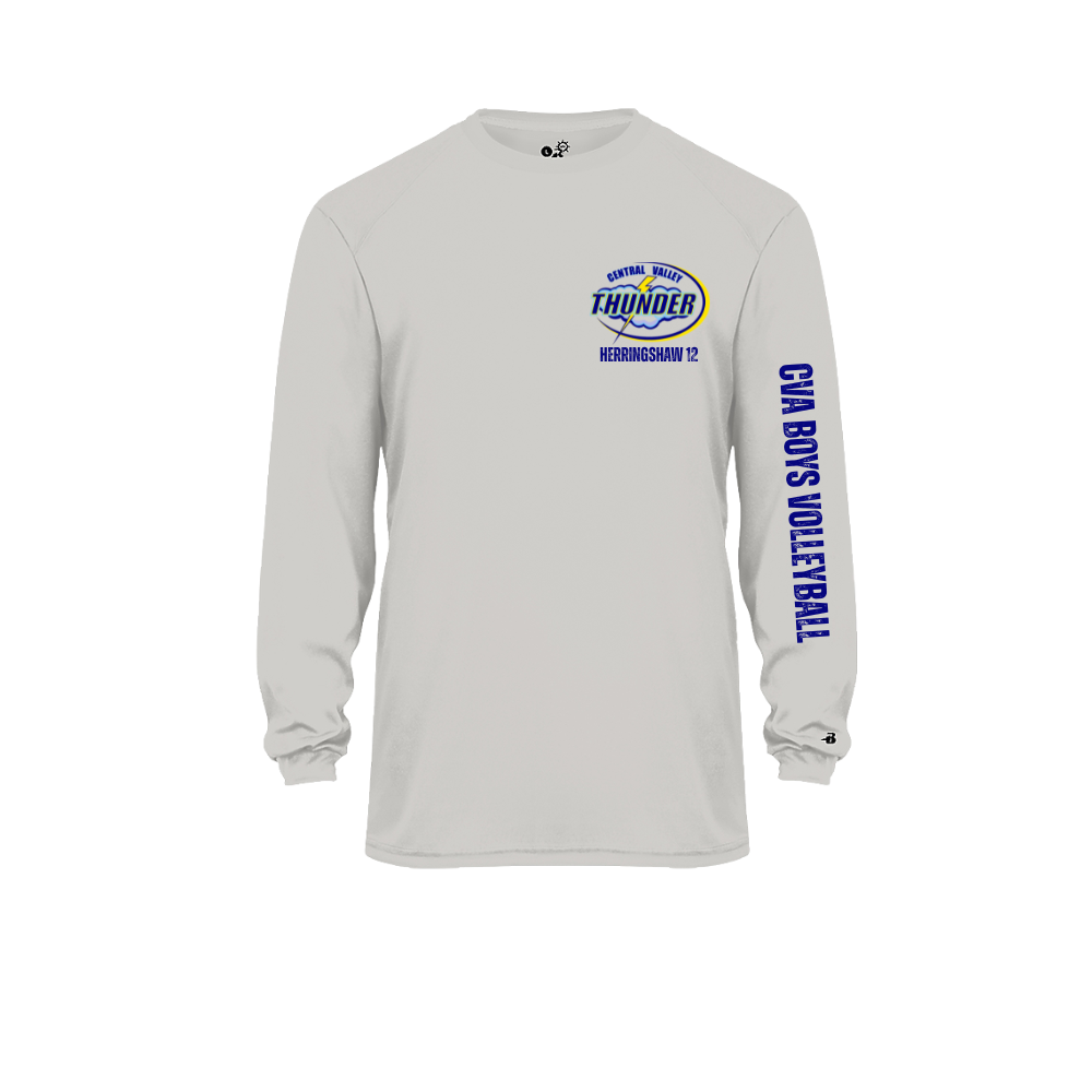 Custom CVA Boys Volleyball Long Sleeve Softlock Tee