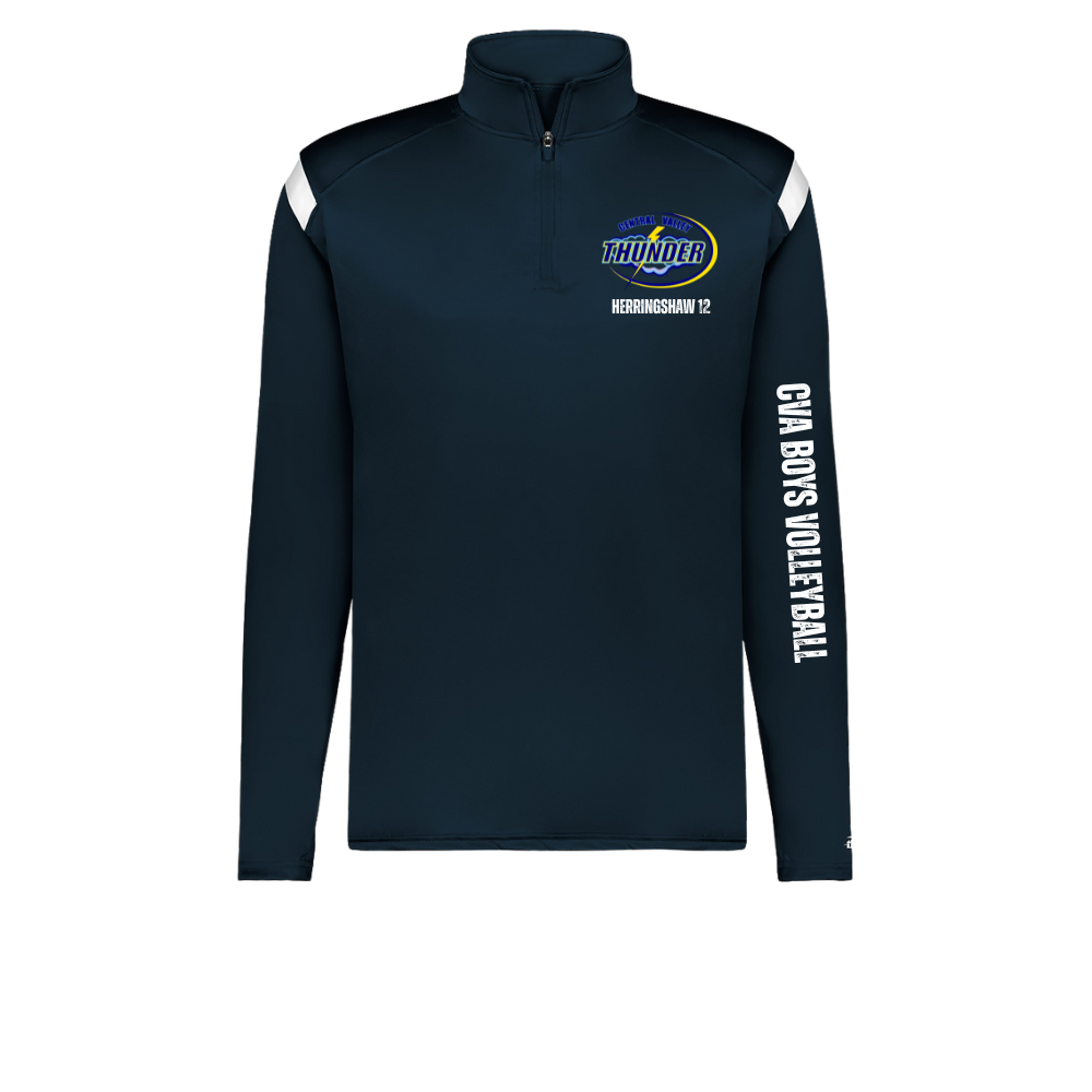 Custom CVA Boys Volleyball Long Sleeve Quarter Zip