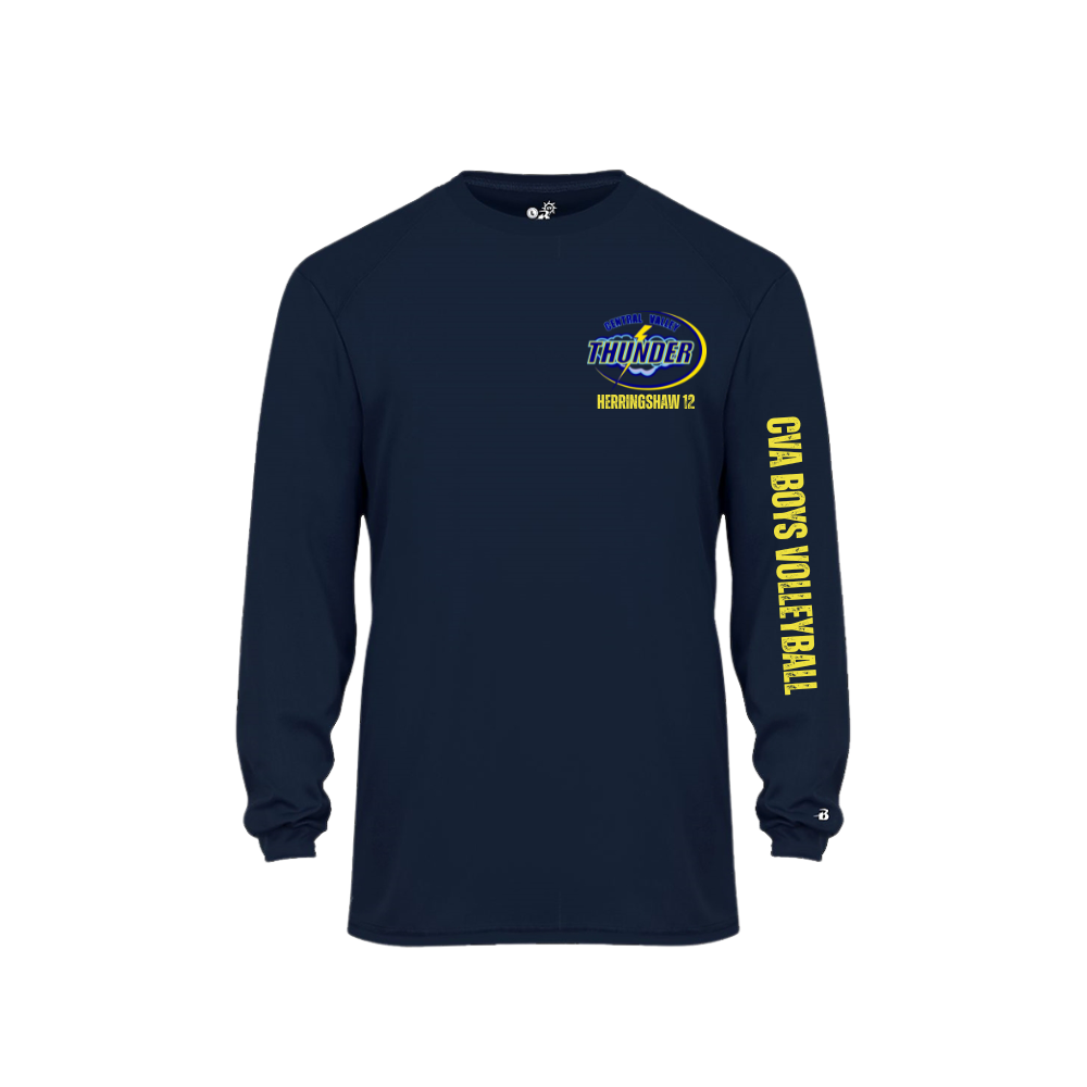 Custom CVA Boys Volleyball Long Sleeve Softlock Tee