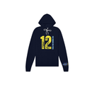 Custom Belle and Co Distressed Volleyball Hooded Sweatshirt